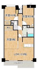 シャルマンフジりんくう泉佐野の物件間取画像